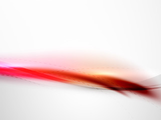 Bright color wave with blur and glowing effects