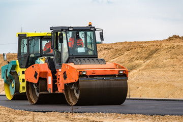 Obraz premium New road construction