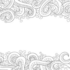 Background with doddle pattern