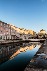 Fototapeta premium sunset in Trieste