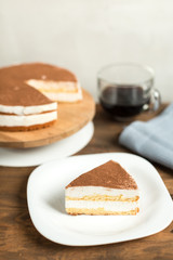 Milk souffle (bird's milk) cake