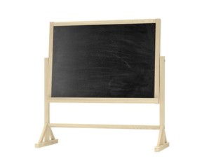 blackboard, chalkboard isolated on white. 3d rendering.