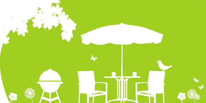 barbecue table de jardin