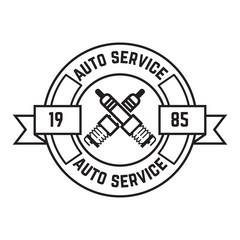 auto service label