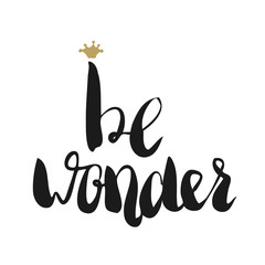 Be wonder