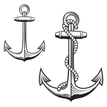 Anchors monochrome icons