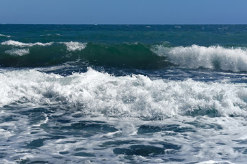 sea waves on the shore 6