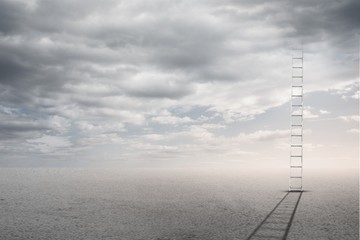 Composite image of ladder © vectorfusionart