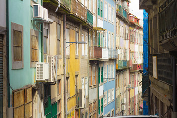 colorful houses in porto