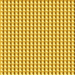 Golden pyramid seamless pattern