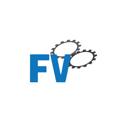 fv alphabet with 2 gears