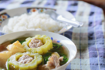 Bitter Gourd Soup with Pork