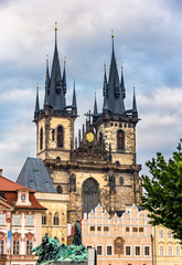Fototapeta premium Church of Our Lady before Tyn in Prague