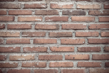 Background of old vintage brick wall.