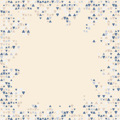 Patterned background with small spots - square frame for text