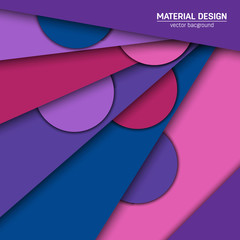 Vector material design background.