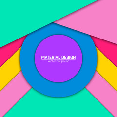 Vector material design background.