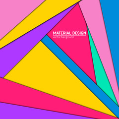 Vector material design background.