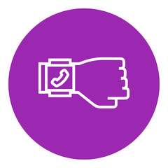 Smartwatch line icon.