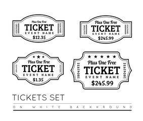  Vintage Ticket Icon