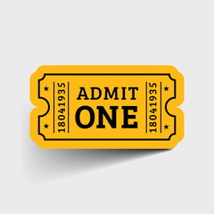  Vintage Ticket Icon