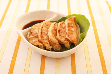 おいしそうな焼き餃子