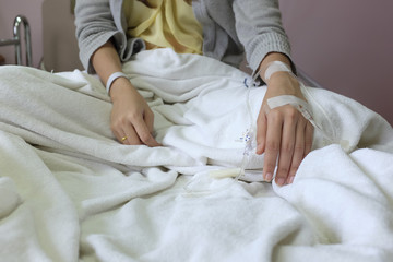 Of saline into the body for treatment