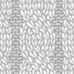 Vector seamless cable pattern.