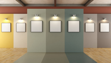 Contemporary art gallery