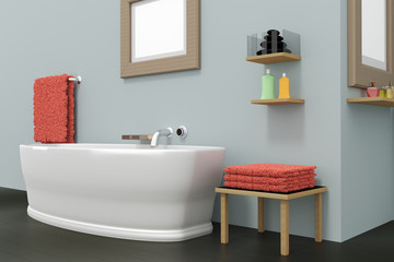Naklejka na ściany i meble Elegant Luxurious bathroom