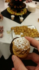 Small French pastry Paris-Brest