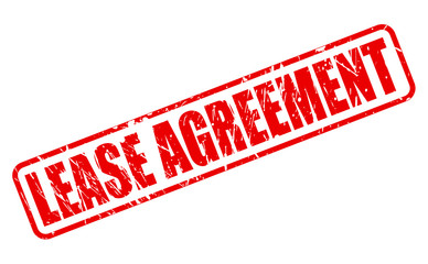 LEASE AGREEMENT red stamp text