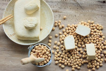 Tofu with soybean
