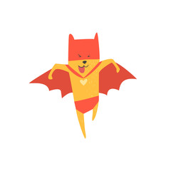 Super Hero Cat Running