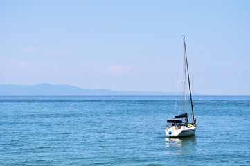 a boat on the water