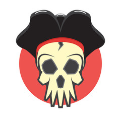 Pirate skull logo
