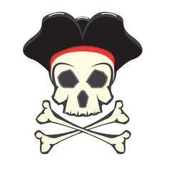 Pirate skull logo