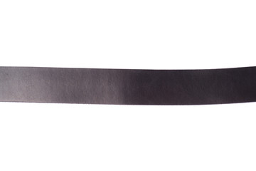 Leather belt isolated over the white background