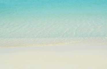 beach and sand and blue sea water   background