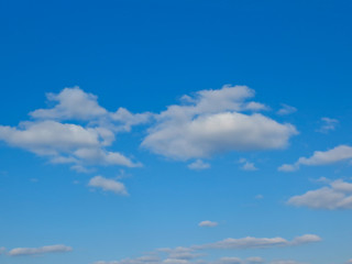 blue sky and clouds