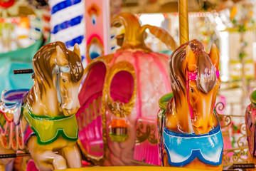 merry-go-round horses