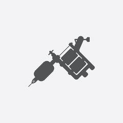 Tattoo machine icon of vector illustration for web and mobile