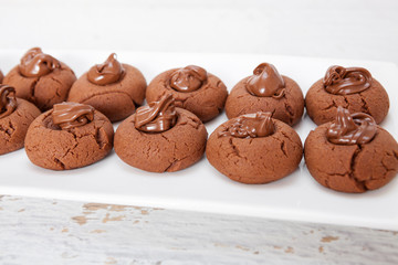 Sweet Chocolate Cake with Cream