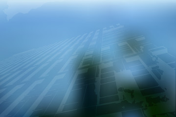 Blue abstract vector background for presentation slides