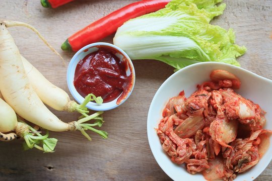 kimchi cabbage - korean food