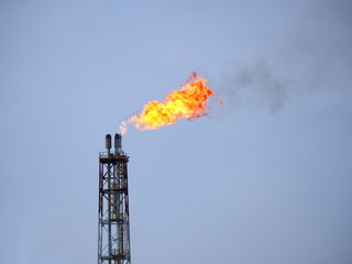  refinery fire gas torch
