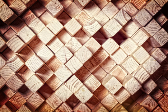 geometric wood background