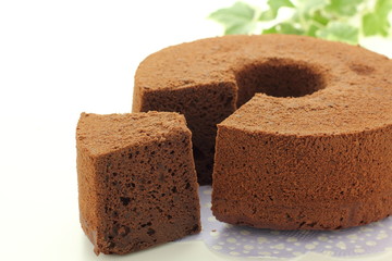 チョコレートシフォンケーキ