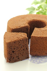 チョコレートシフォンケーキ