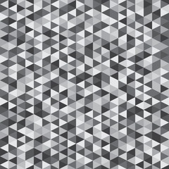 seamless monochrome pattern with triangles